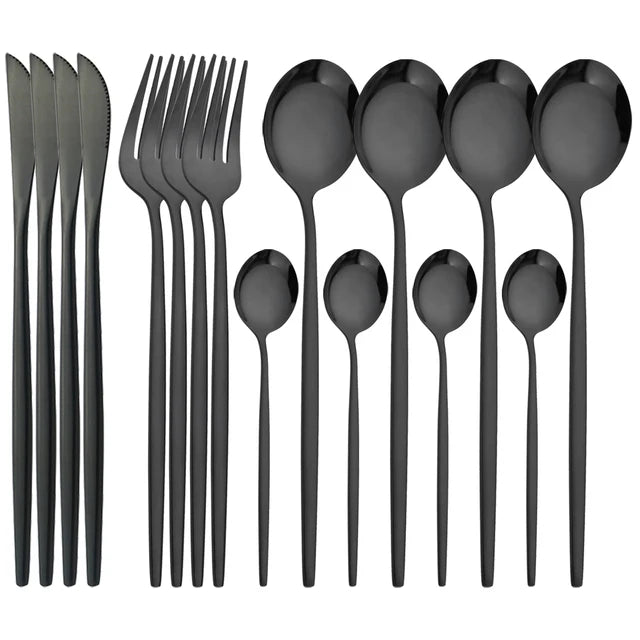16Pcs Dinnerware Cutlery Set