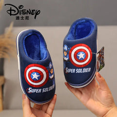 Disney Boys' Slippers - Anti-Slip Indoor Cotton Shoes