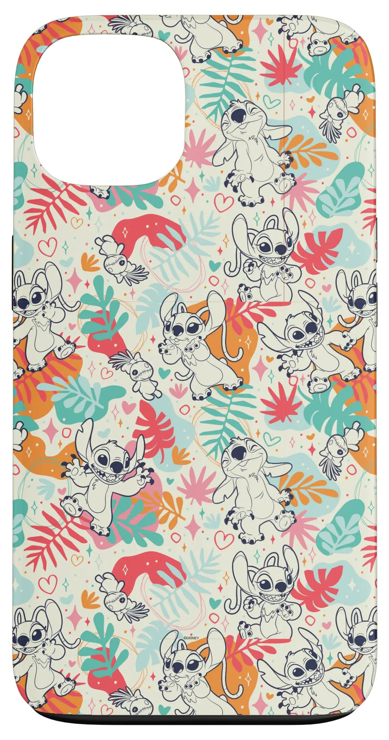 iPhone 13 Disney Lilo & Stitch Patterns (Stitch & Angel) Case