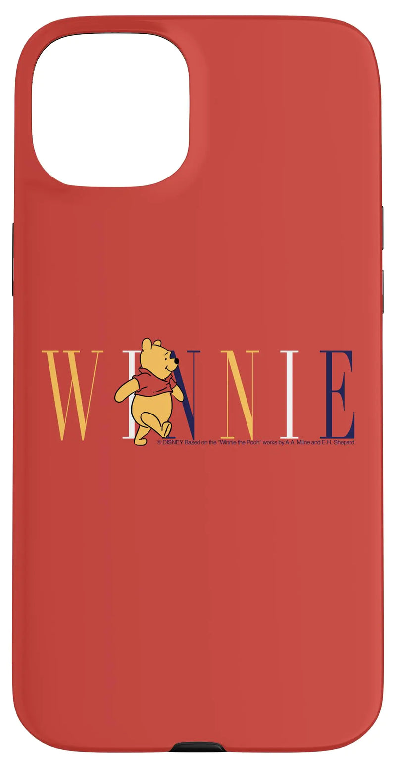 iPhone 15 Plus Disney Winnie The Pooh Winnie Simple Text Case
