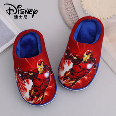 Disney Boys' Slippers - Anti-Slip Indoor Cotton Shoes
