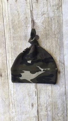 Summer Kids' Clothing Set: Romper, Camo Pants & Hat