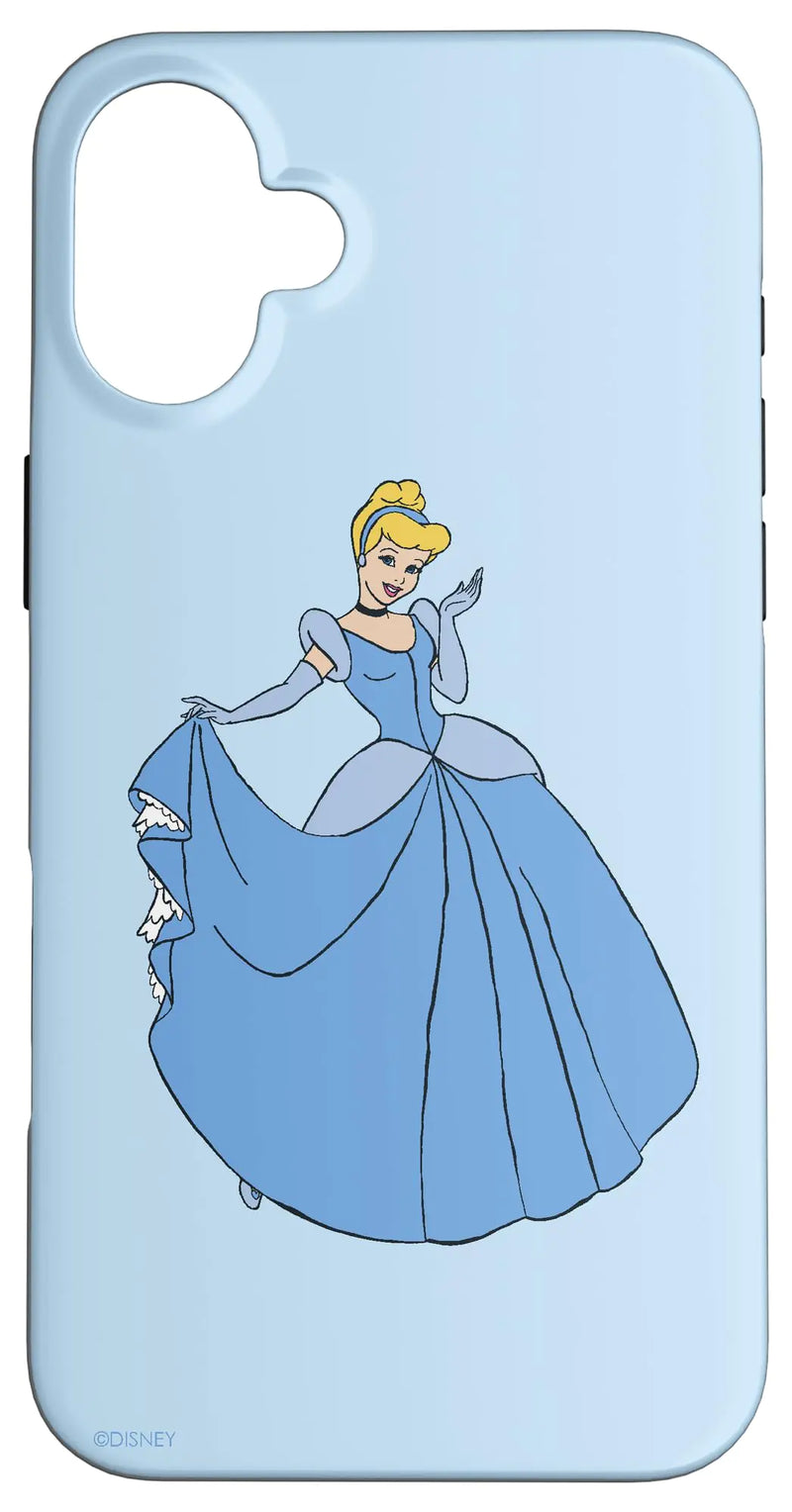 iPhone 16 Plus Disney Princess Cinderella in Blue Ball Gown Case
