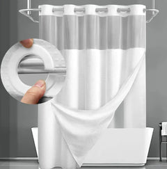 Double-Layer Shower Curtain Set