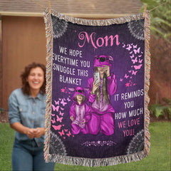 Mother's Day Woven Blanket