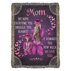 Mother's Day Woven Blanket