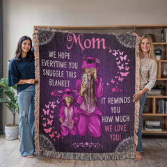 Mother's Day Woven Blanket