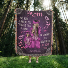 Mother's Day Woven Blanket