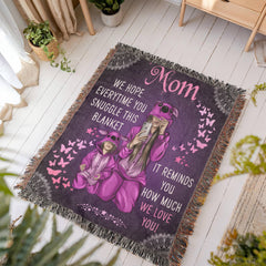 Mother's Day Woven Blanket