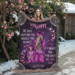 Mother's Day Woven Blanket