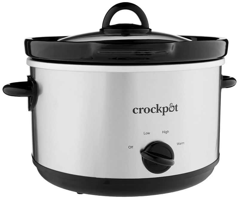 Crock-Pot 5-Quart Smudge proof Round Manual Slow Cooker with Dipper