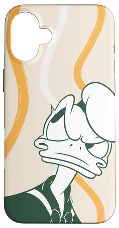 iPhone 16 Plus Disney Donald Duck Retro Vintage Glare & Lines Pattern Case