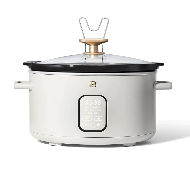 Drew Barrymore’s Beautiful 6 Qt Programmable Slow Cooker(White Icing)
