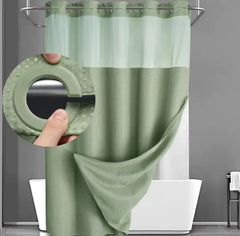 Double-Layer Shower Curtain Set