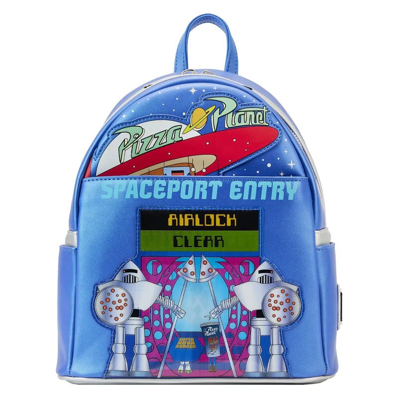 Loungefly Pixar Toy Story Pizza Planet Space Entry Mini Backpack Standard