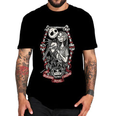 Disney Nightmare Pattern Men's Fashion T-Shirt