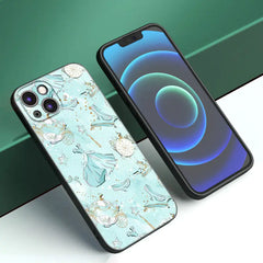 Disney Cinderella Black Silicone Phone Case for iPhone