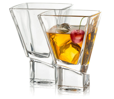 2-Piece Cocktail Glasses Set 8 Ounce Martini Glasses