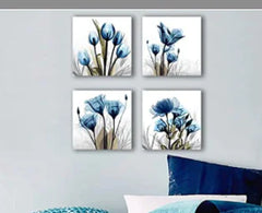 Frameless Decorative Ink Painting Wall Art (4pcs Set)